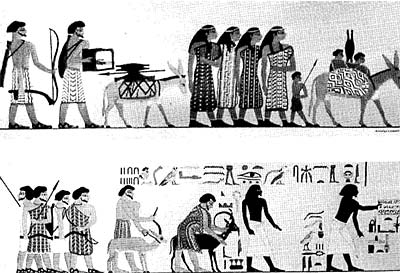 image of an egyptian mural